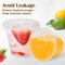 300 Packs 9 oz Clear Plastic Cups with Flat Lids, Disposable Cups with Lids, Reusable Plastic Dessert Cups for Ice Cream, Cake, Snacks, Fruit, Cold Drinks, Milkshake, Pudding, Salad